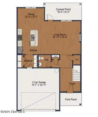 612 Chambers Drive, Southern Pines, NC 28387 – photo 2: First Floor Cutsheet