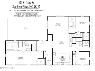 420 S Ashe Street, Southern Pines, NC 28387 – photo 7: FLOOR PLAN