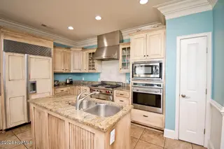 5715 Ocean Drive, Emerald Isle, NC 28594 – photo 17: Wolf Range/Stove and wll oven