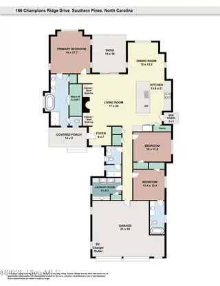 166 Champions Ridge Drive, Southern Pines, NC 28387 – photo 3: 166ChampionsRidge_floorplan