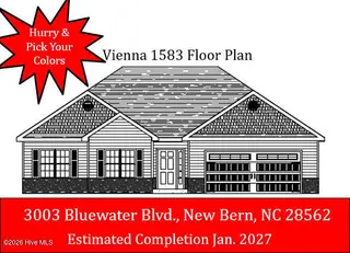 3003 Bluewater Boulevard, New Bern, NC 28562 – photo 1: MLS Photo 8-20-26