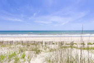 125 Roosevelt Drive, Pine Knoll Shores, NC 28512 — 5-bedroom home in Roosevelt Beach, Pine Knoll Shores, NC, photo 11 of 61: Beautiful beach in the backyard