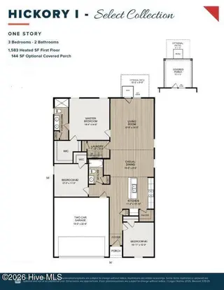 940 Plymouth Road, Boiling Spring Lakes, NC 28461 – photo 3: HICKORY I - Floorplan