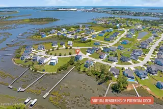 1827 Olde Farm Road, Morehead City, NC 28557 – photo 10: Virtual rendering of potential dock