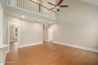 2401 Starling Lane, New Bern, NC 28562 – photo 11: Living Room w/ Fireplace & Shiplap