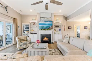 1388 Dunes Boulevard SW, Ocean Isle Beach, NC 28469 – photo 11: GREAT ROOM FIREPLACE