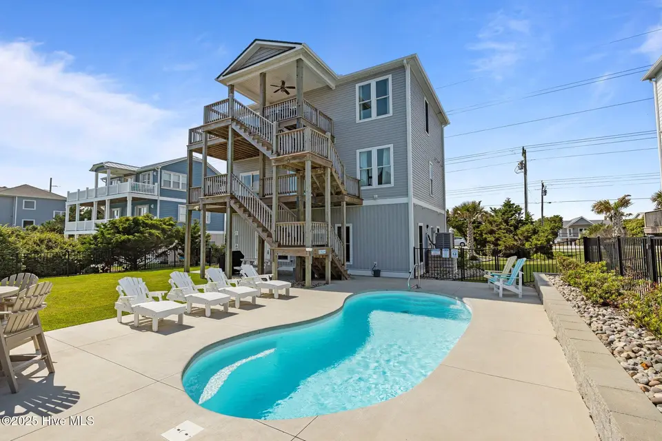1905 Emerald Drive, Emerald Isle, NC 28594 – photo 1 of 63: Back Yard View