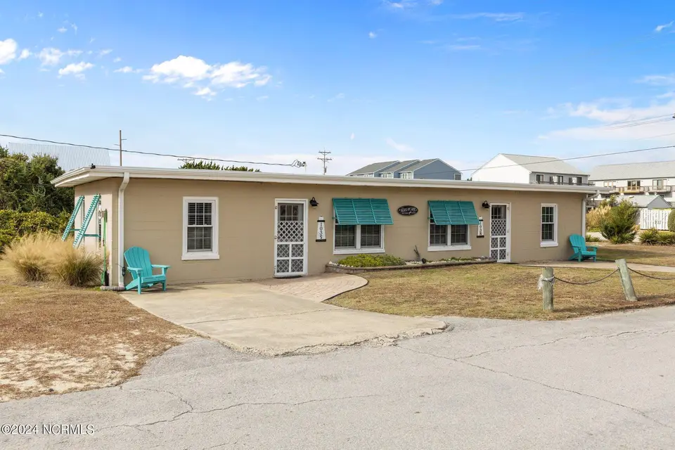 103 24th Street, Emerald Isle, NC 28594 — 4-bedroom townhome in Emerald Isle By The Sea, Emerald Isle, NC, photo 1 of 51: Front Elevation