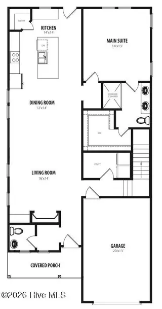 303 Bullseye Court, Middlesex, NC 27557 – photo 2: First Floor