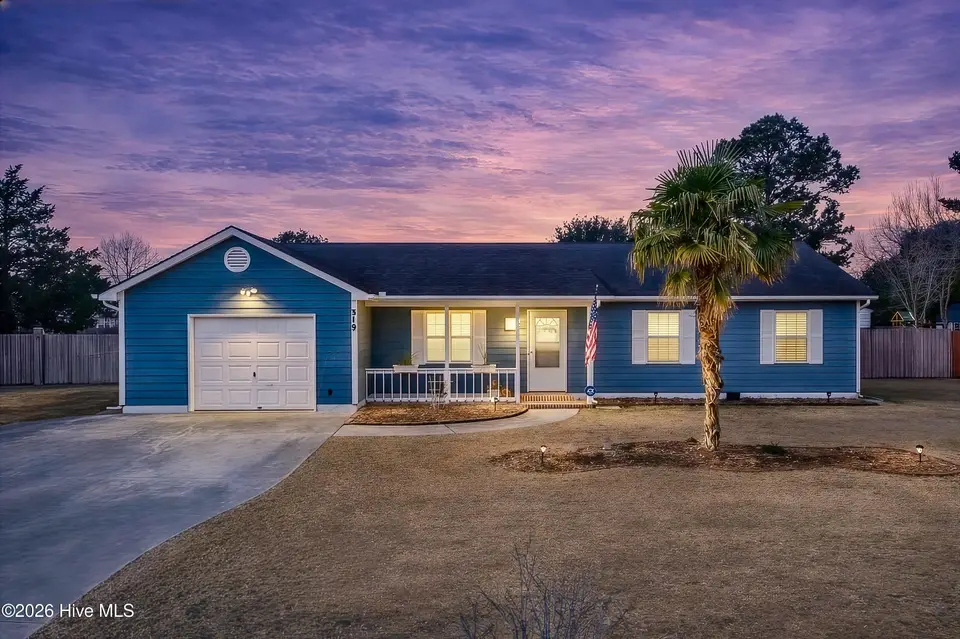 319 Riggs Road, Hubert, NC 28539 – photo 1 of 68: Twilight photo