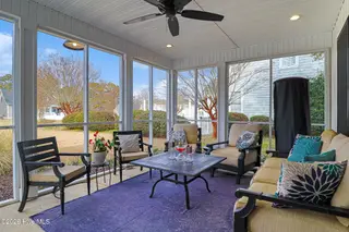 542 Deer Creek Drive, Cape Carteret, NC 28584 – photo 6: Screened Porch