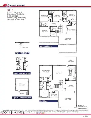 202 Jackson Ridge Way, Pikeville, NC 27863 – photo 4: 3119 Floor Plan Pg 2.JPG