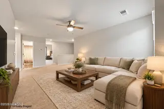 212 Gracie Farms Road, New Bern, NC 28560 — 4-bedroom home in Tyler, Home on the Lake, New Bern, NC, photo 16 of 32: Entertainment Staged Final