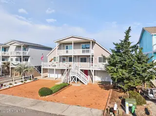 258 Brunswick Avenue W # B, Holden Beach, NC 28462 – photo 2: Front of Home. Unit B is on the right.