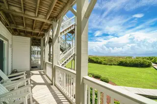 2905 Pointe West Drive B1 Pier Pointe, Emerald Isle, NC 28594 – photo 10: Covered porch off living area