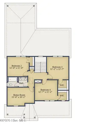 410 Albion Court, Carthage, NC 28327 – photo 4: CP Lot #18 Second Floor Cutsheet