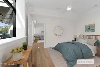805 Mulberry Street Unit 114, Beaufort, NC 28516 — 1-bedroom condo in 805 Mulberry, Beaufort, NC, photo 6 of 25: Primary Bedroom
