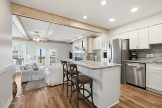 2508 Ocean Drive 14a1, Emerald Isle, NC 28594 – photo 5: Kitchen Open to Living & Dining
