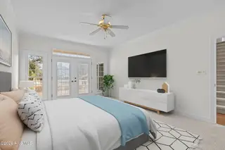 203 Red Snapper Drive, Emerald Isle, NC 28594 – photo 12: Downstairs Primary Virtually Staged