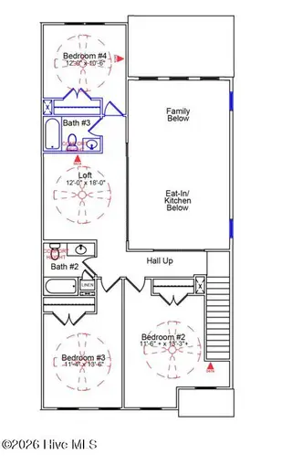 6759 Fellowship Drive, Leland, NC 28451 — 4-bedroom townhome in Grand Park, Leland, NC, photo 3 of 47: 20 2nd floor