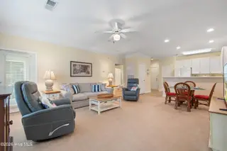 221 Woodlands Way Unit 21, Calabash, NC 28467 — 2-bedroom condo in Crow Creek, Calabash, NC, photo 8 of 39: Large Open Concept Living