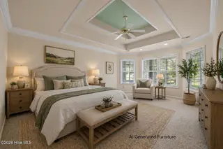 5917 Santo Domingo Court, New Bern, NC 28560 – photo 22: Cozy Master Bedroom
