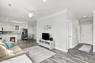 4457 Gateway Village Circle SE, Southport, NC 28461 — 2-bedroom home in Eagle Pines, Southport, NC, photo 6 of 29: Living room