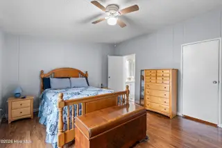 1109 Nautical Lane SW, Calabash, NC 28467 — 4-bedroom manufactured home in Village At Calabash, Calabash, NC, photo 17 of 34: Master bedroom