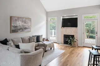 3705 Fairfield Way, Southport, NC 28461 – photo 23: Beautiful Gas Fireplace
