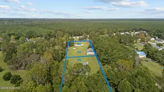 282 Mill Creek Road, Newport, NC 28570 – photo 5: Overhead view of property