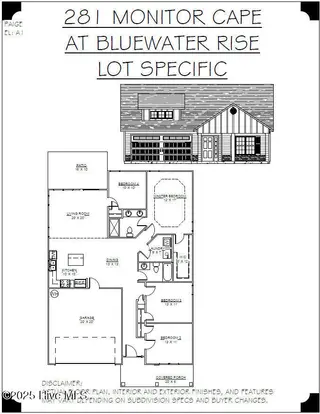 2008 Bluewater Boulevard, New Bern, NC 28562 – photo 4: Floor Plan