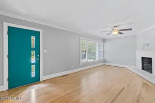 1104 N Overlook Drive, Greenville, NC 27858 – photo 2: Front Room with Fireplace