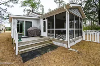 6203 Gondolier Drive, New Bern, NC 28560 – photo 24: Back Deck & Screened Porch