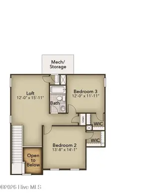4020 Morning Dew Path, Leland, NC 28451 — 3-bedroom home in Terrapin, Leland, NC, photo 3 of 3