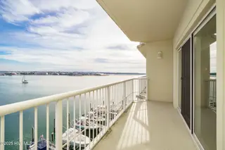 100 Olde Towne Yacht Club Drive 512, Beaufort, NC 28516 – photo 8: Access to covered porch from bedroom