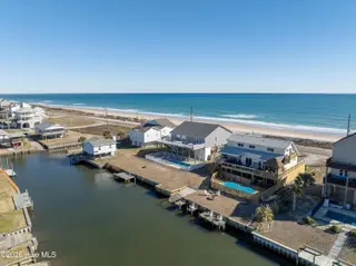 1601 New River Inlet Road, North Topsail Beach, NC 28460 – photo 7: 1601 New River Inlet Road - Aerial_Exter