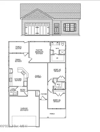 1388 Old Folkstone Road, Sneads Ferry, NC 28460 – photo 8: Floor plan