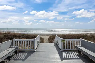 The Islander Suites, Emerald Isle — 1-bedroom condo in The Islander Suites, Emerald Isle, NC, photo 16 of 23: Access Dock to Beach