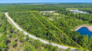 2.41ac Wilmington Highway, Holly Ridge, NC 28445 — lot, Holly Ridge, NC, photo 3 of 20: Drone Aerial