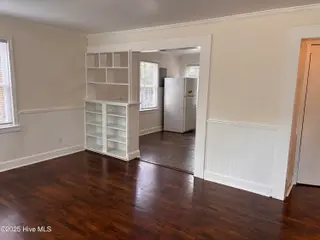 226 Calhoun Drive, Wilmington, NC 28412 — 2-bedroom home in Belmont, Wilmington, NC, photo 2 of 12: Built in Shelving in Living Area