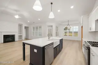 105 Windswept Lane, Beaufort, NC 28516 – photo 7: Open Concept Kitchen & Living Area