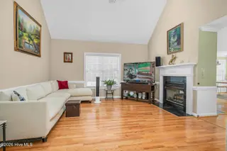 3578 Spring Mill Trail Road, Rocky Mount, NC 27804 – photo 4: Spacious living room with fireplace