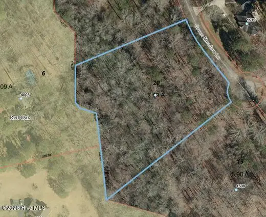 1542 Green Meadow Lane, Rocky Mount, NC 27804 – photo 1 of 2: 1542 Green Meadow lot highlight