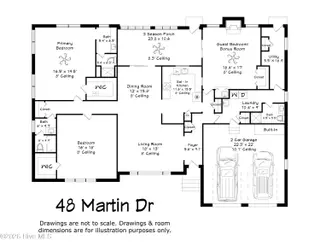 48 Martin Drive, Whispering Pines, NC 28327 – photo 2: Floor Plan_48 Martin Dr