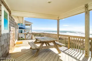 1819 Salter Path Road, Indian Beach, NC 28512 – photo 13: Open & covered porch overlooks beach
