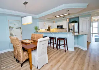 1550 Salter Path Road 409, Indian Beach, NC 28512 – photo 10: Dining Area to Kitchen