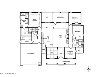 402 Longleaf Drive, West End, NC 27376 – photo 4: main level floor plan simplified