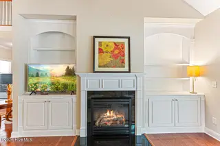 140 Shadow Creek Court, Pinehurst, NC 28374 – photo 13: Living Room - gas fireplace