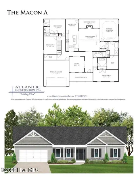 701 N Pebble Branch Court Lot 131, Holly Ridge