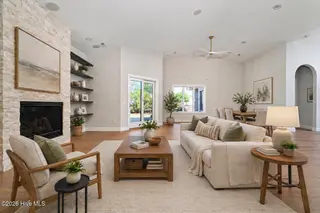 104 Core Drive W & Boat Slip #16, Morehead City, NC 28557 – photo 14: Living Room - Virtually Staged